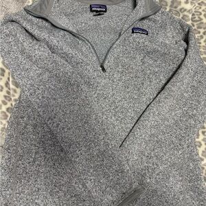 Patagonia woman’s Zip-Up Gray Sweater